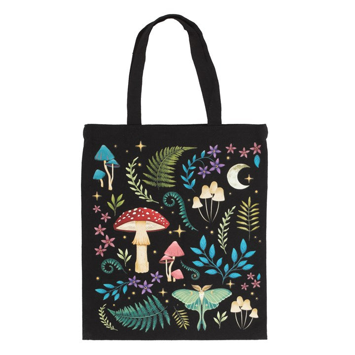 Stoffbeutel Dark Forest schwarz gothic Tragetasche