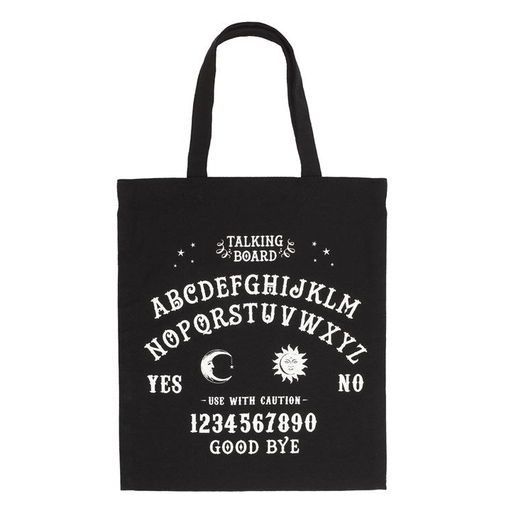 Stoffbeutel Spirit Board schwarz gothic Tragetasche