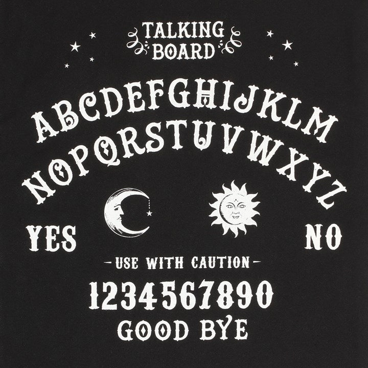 Stoffbeutel Spirit Board schwarz gothic Tragetasche