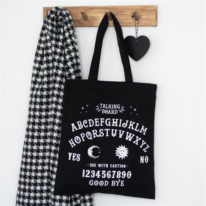 Stoffbeutel Spirit Board schwarz gothic Tragetasche