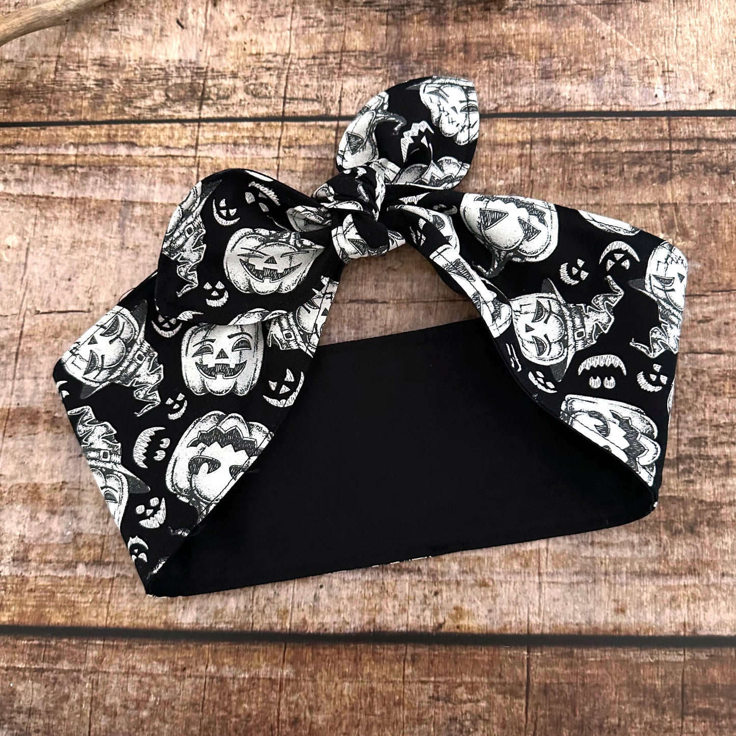 Haarband Kürbisse Halloween Bandana glow in the dark Rockabilly