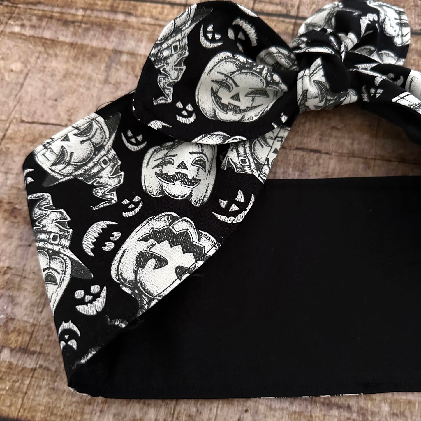 Haarband Kürbisse Halloween Bandana glow in the dark Rockabilly