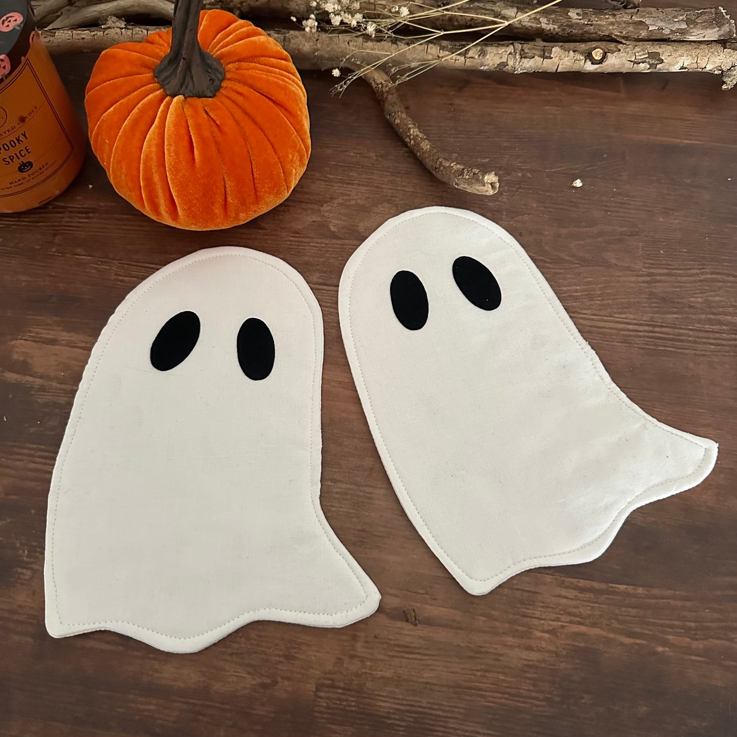 Mug Rugs Halloween Geister