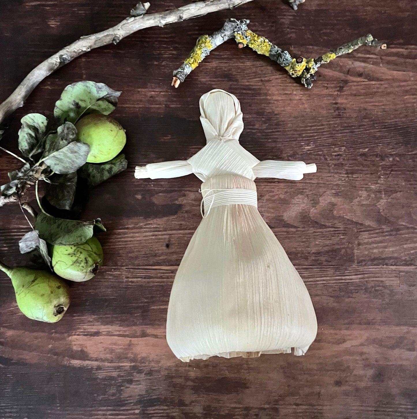 Corn Husk Doll Maispuppe Erntefest Herbst