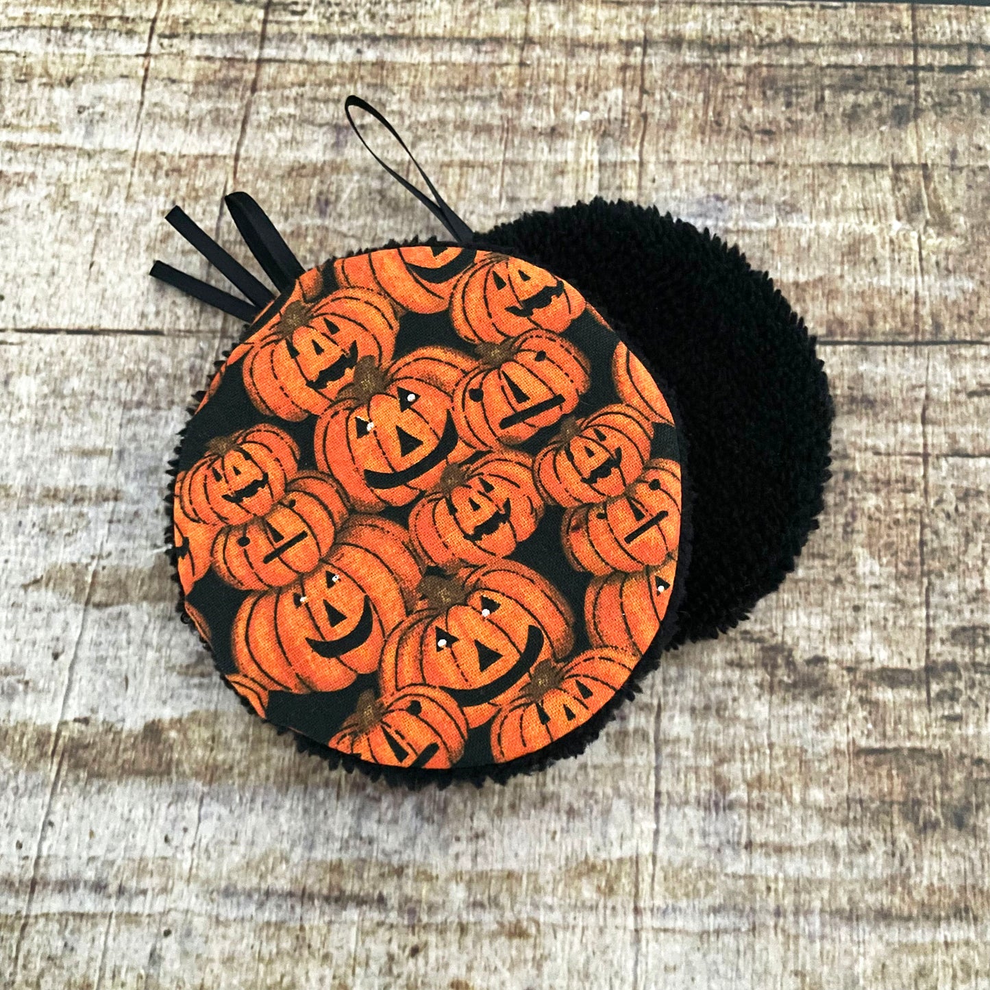 Abschminkpads Halloween waschbare Reinigungspads 4er-Set