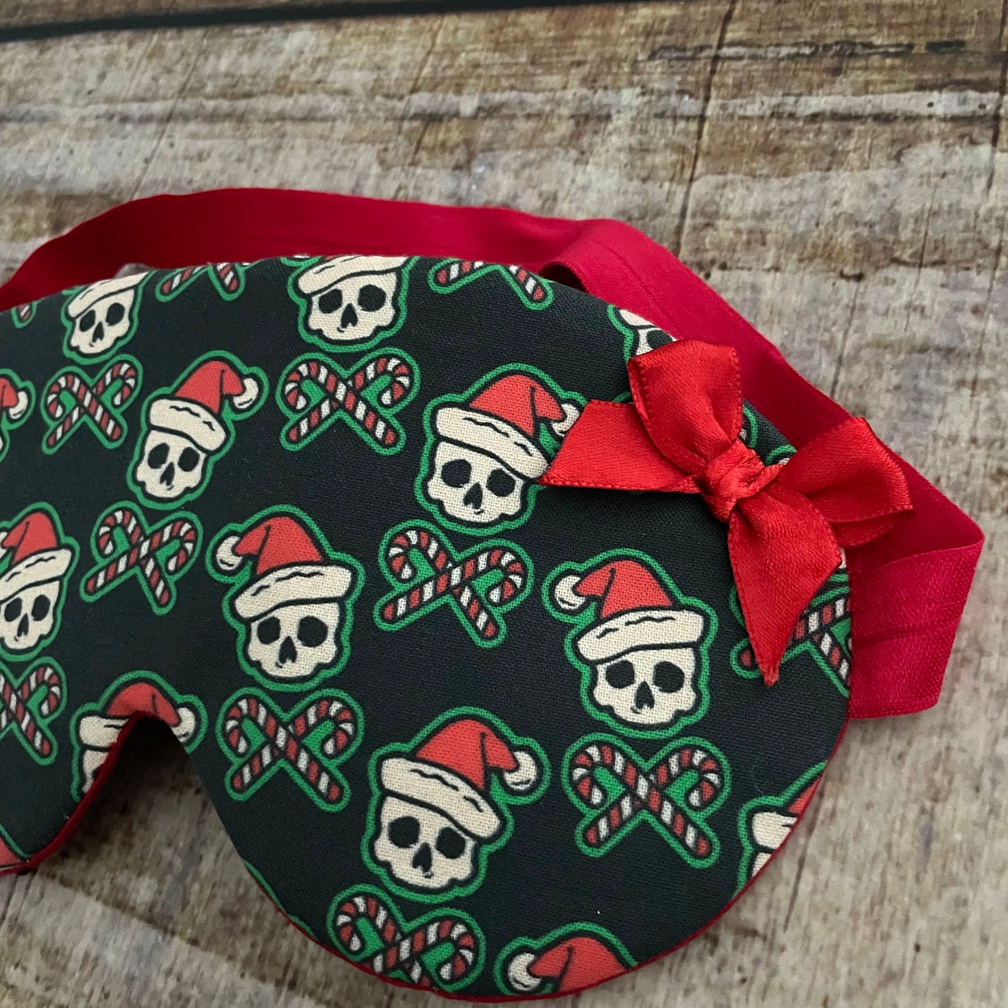 Schlafmaske Creepmas Reisemaske Weihnachten
