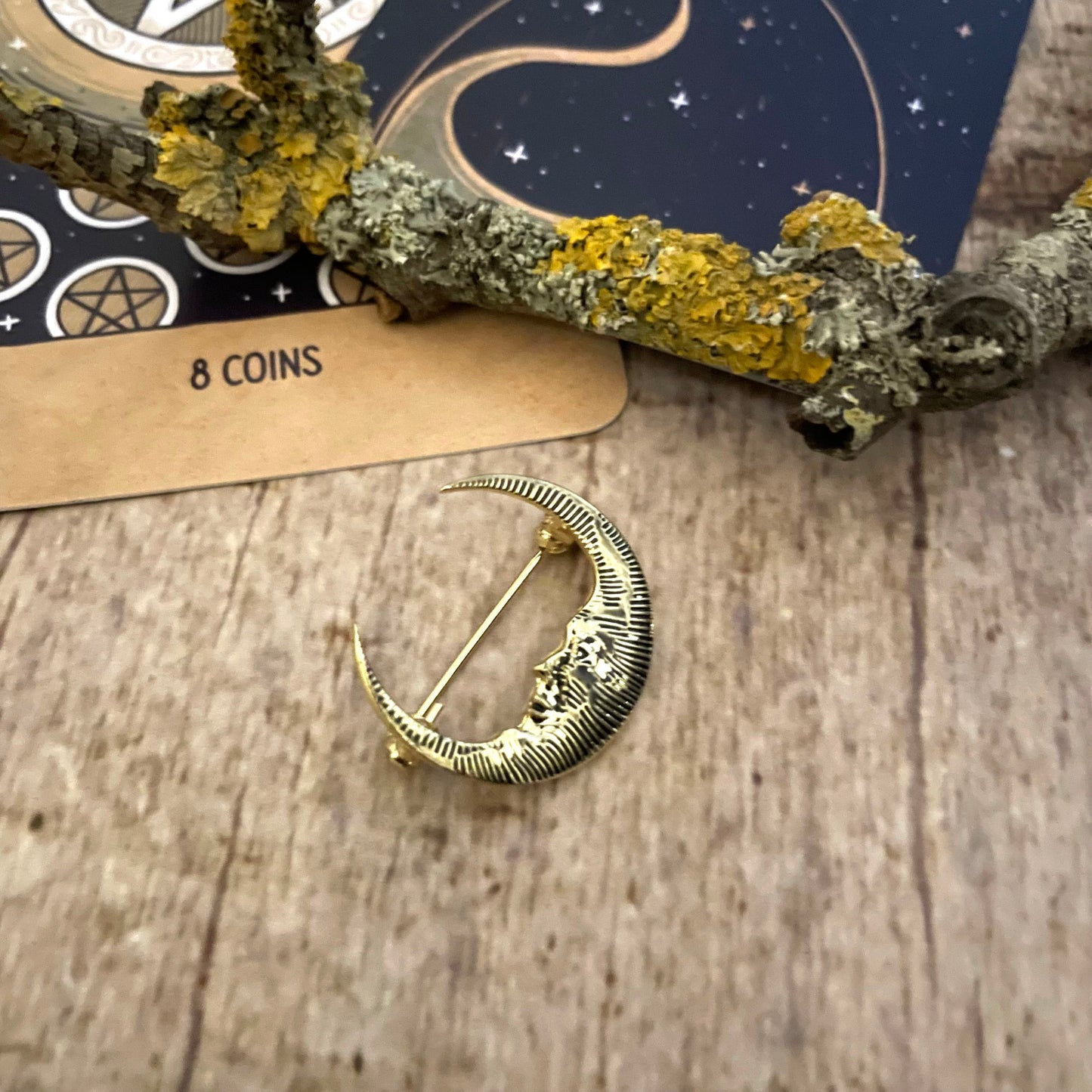 Brosche Fable England Celestial Moon