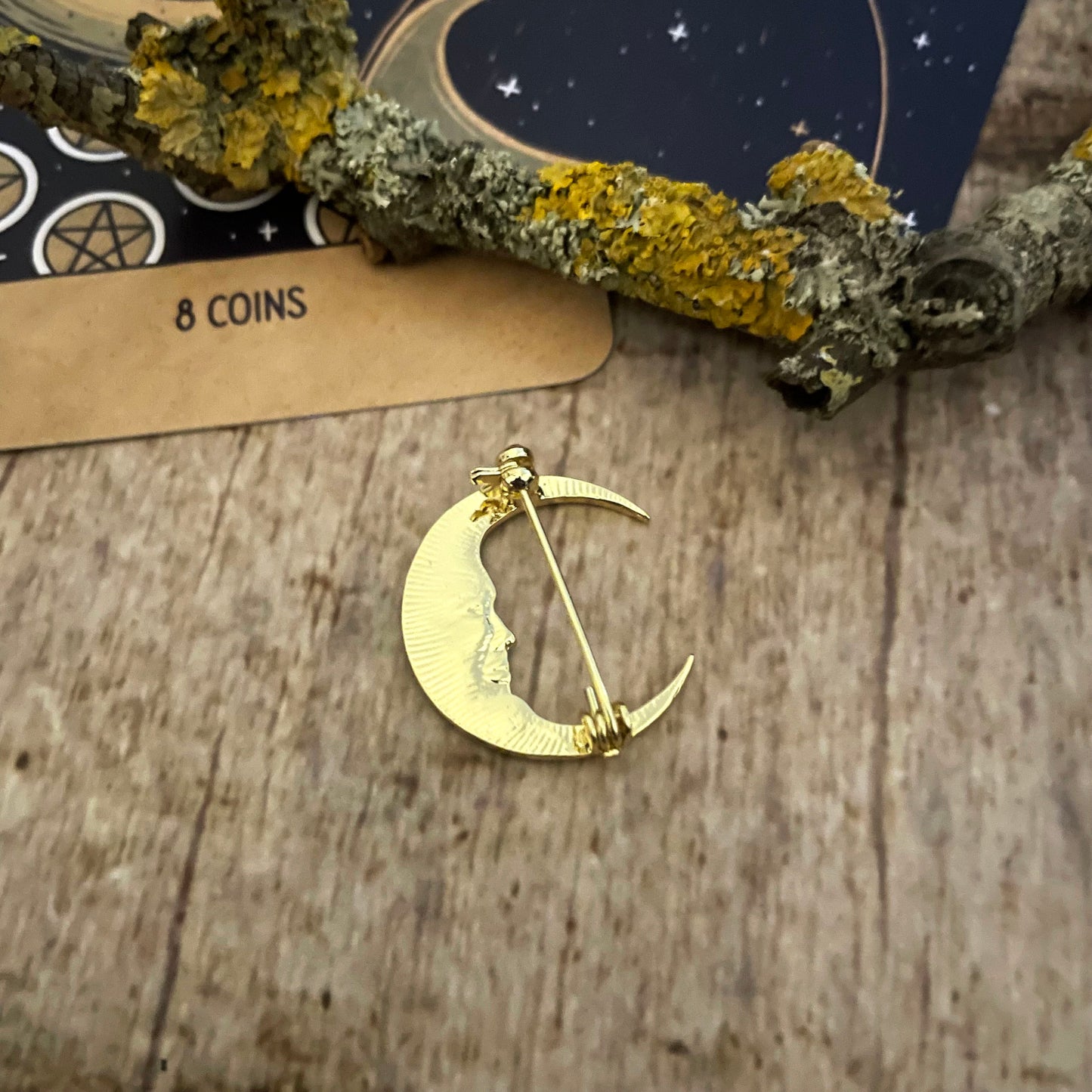 Brosche Fable England Celestial Moon