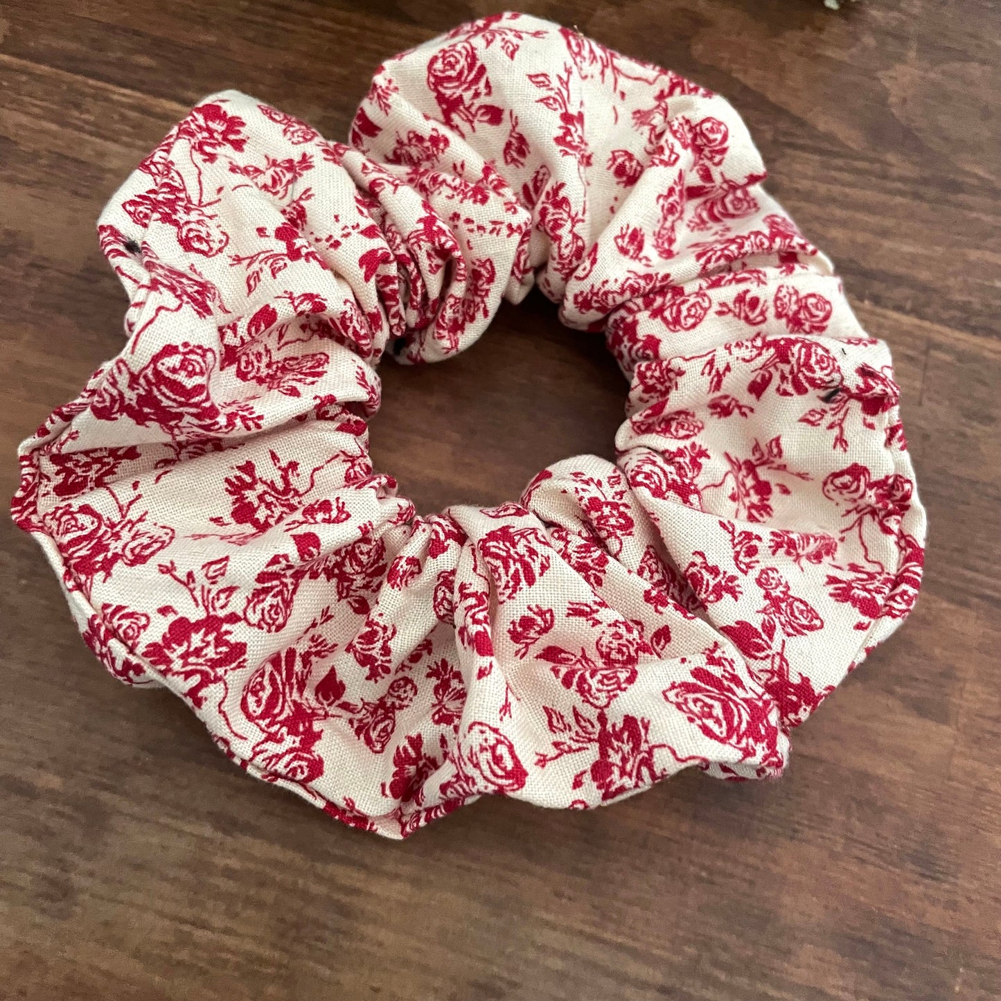 Scrunchie Haargummi Cottagecore Englische Rosen