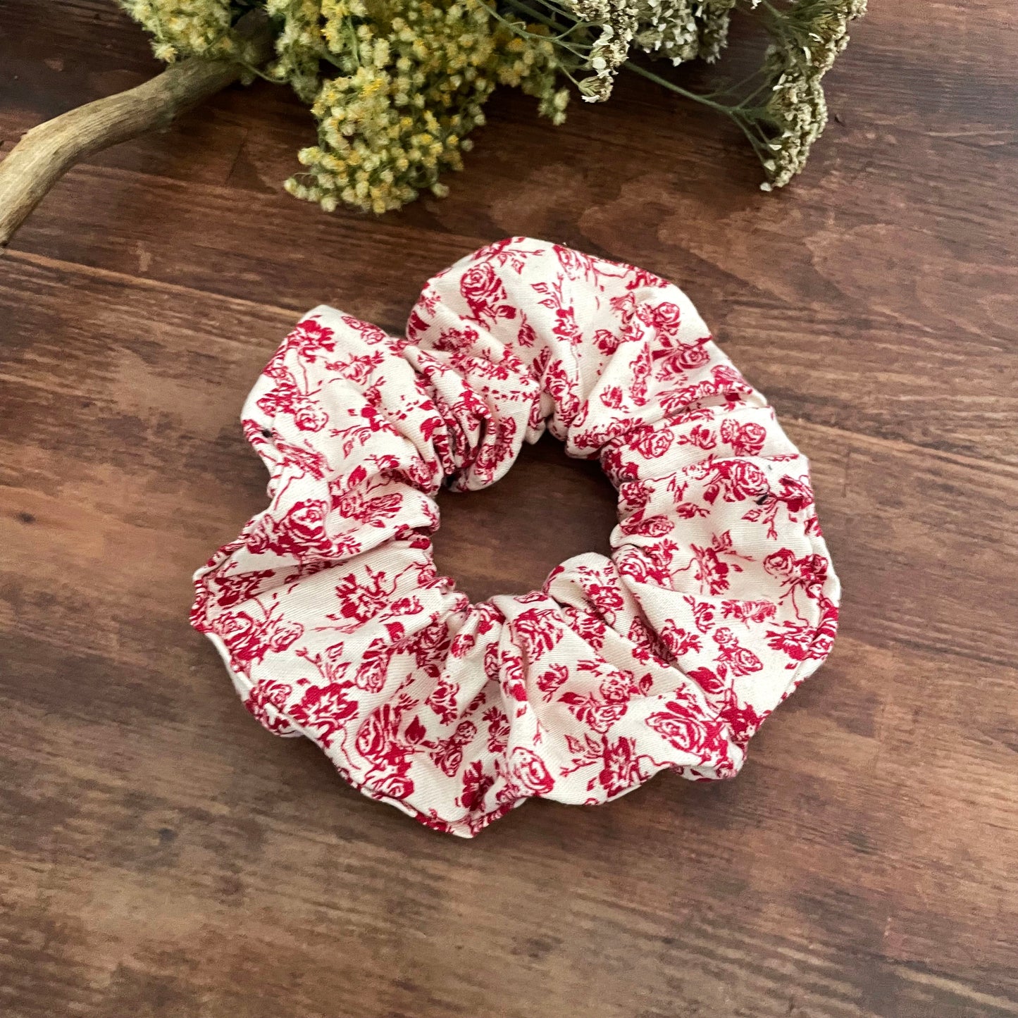 Scrunchie Haargummi Cottagecore Englische Rosen