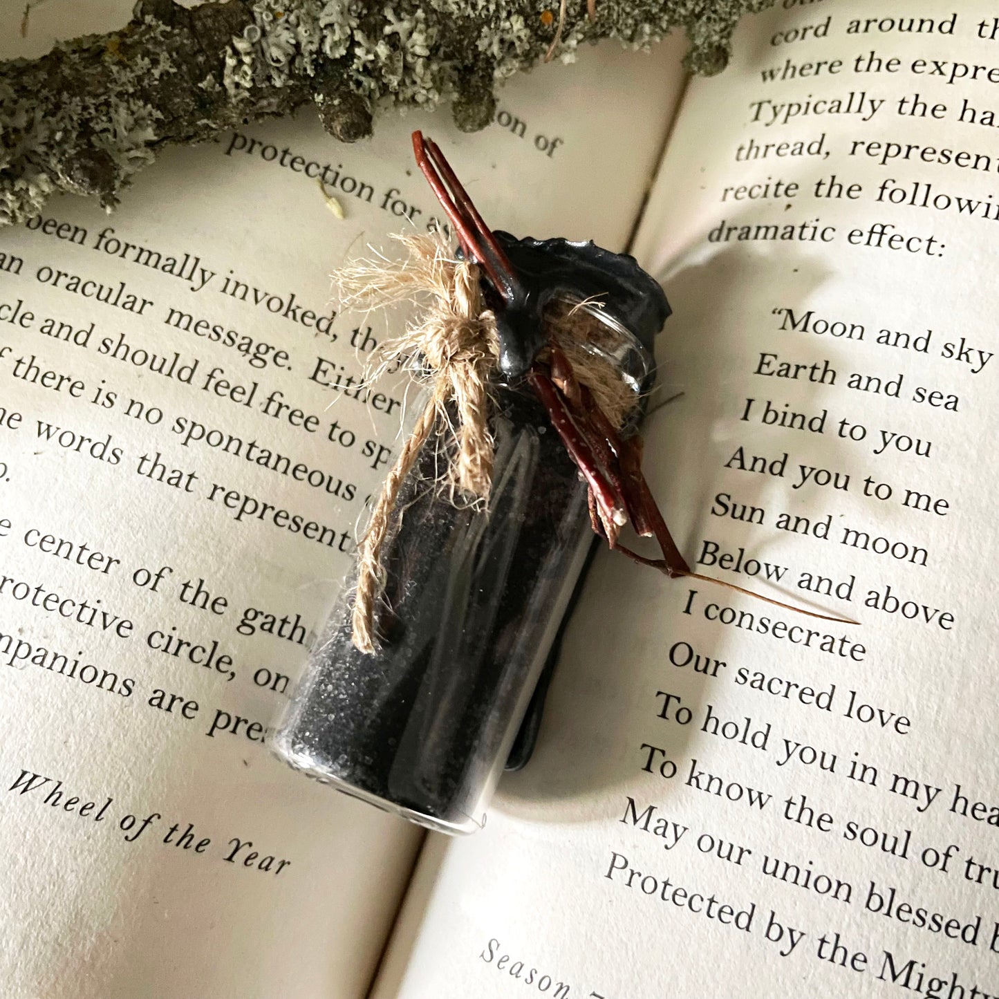 Spell Jar Schwarzes Salz Talisman Hexensalz