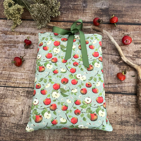 Büchertasche Buchhülle Apple harvest A5 cottagecore