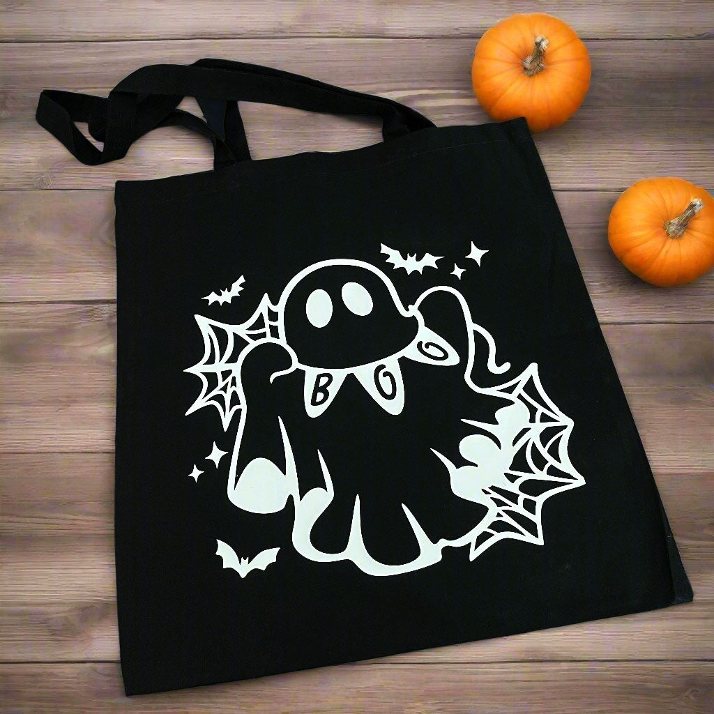 Stoffbeutel Boo Geist Halloween