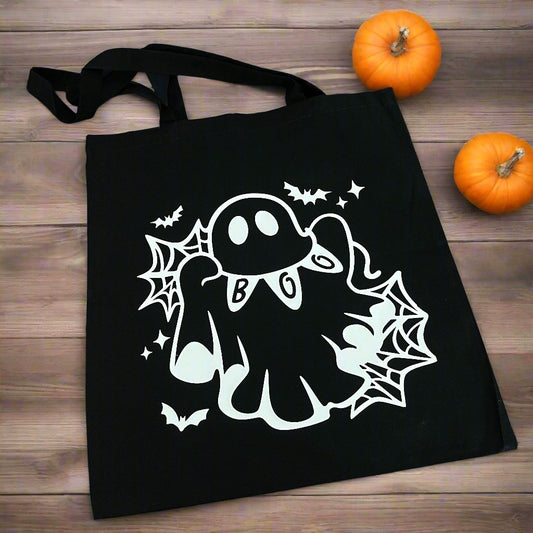 Stoffbeutel Boo Geist Halloween