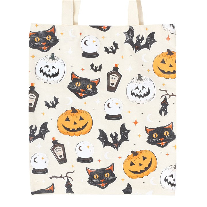 Stoffbeutel Spooky Halloween Tragetasche