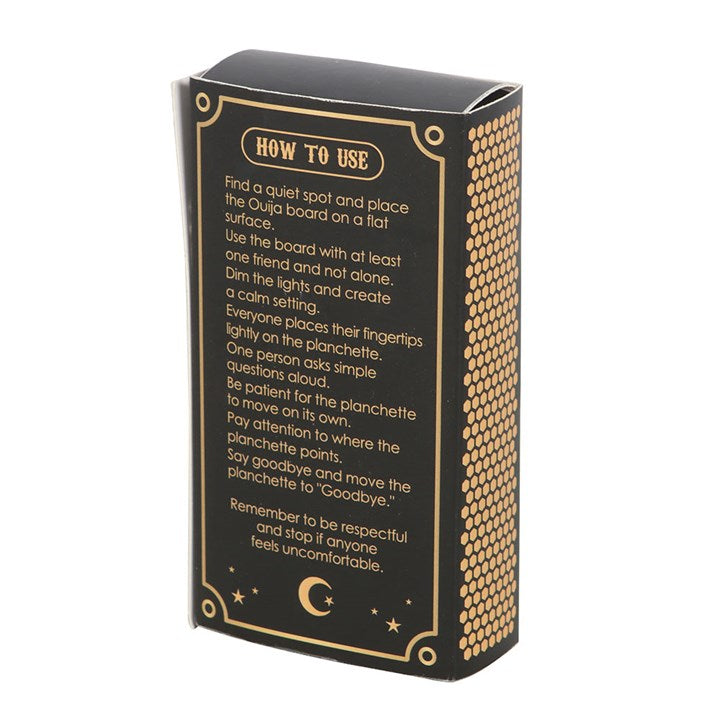 Mini Talking Board mit Planchette für unterwegs