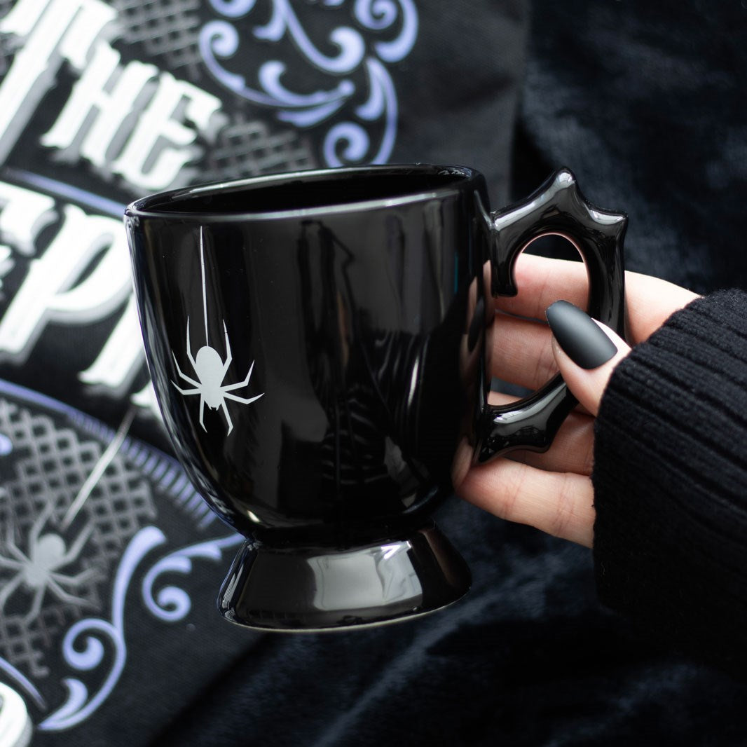 Tasse Black Spider gothic Teetasse