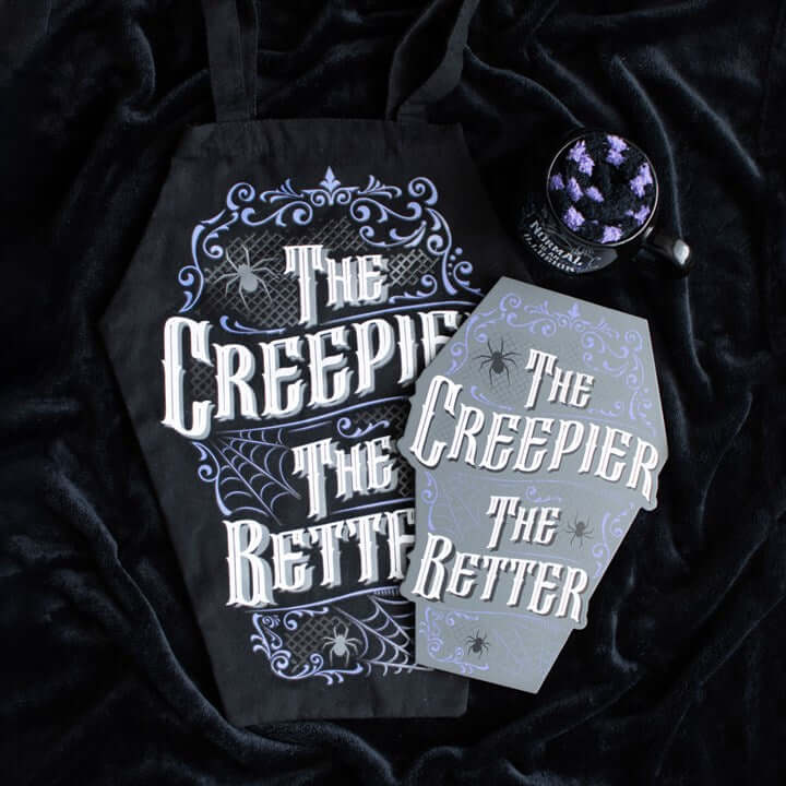 Stoffbeutel The Creepier the The Better Sarg Tragetasche
