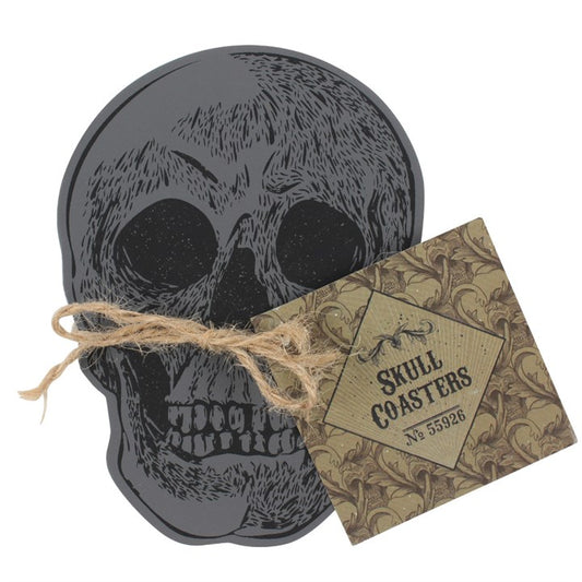 Untersetzer Totenköpfe Skulls Coaster 4er Set