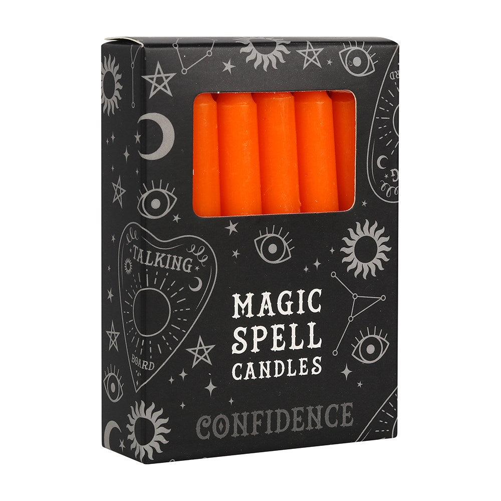 Kerzen Spell Candles orange für Selbstvertrauen