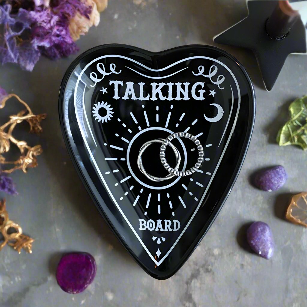 Schmuckschale Schälchen Planchette schwarz gothic