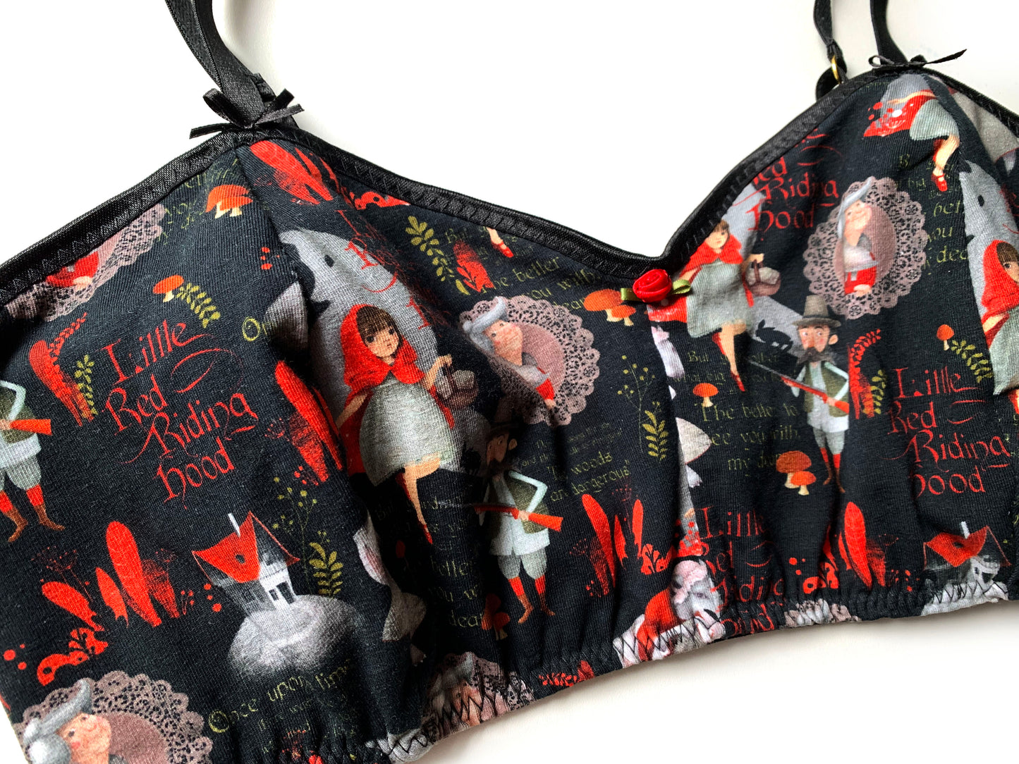 Bralette Soft BH aus Jersey Rotkäppchen