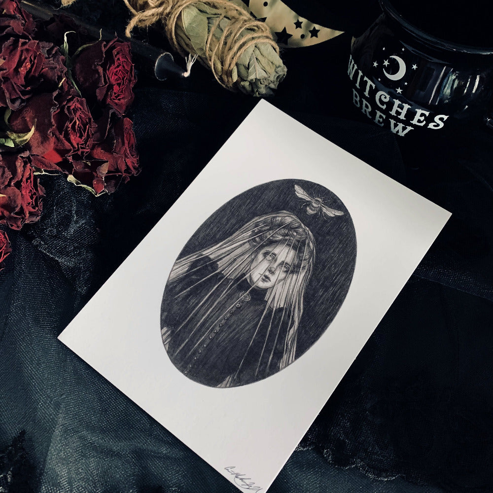 Kunstdruck viktorianisch Halloween Art Print caitlin McCarthy