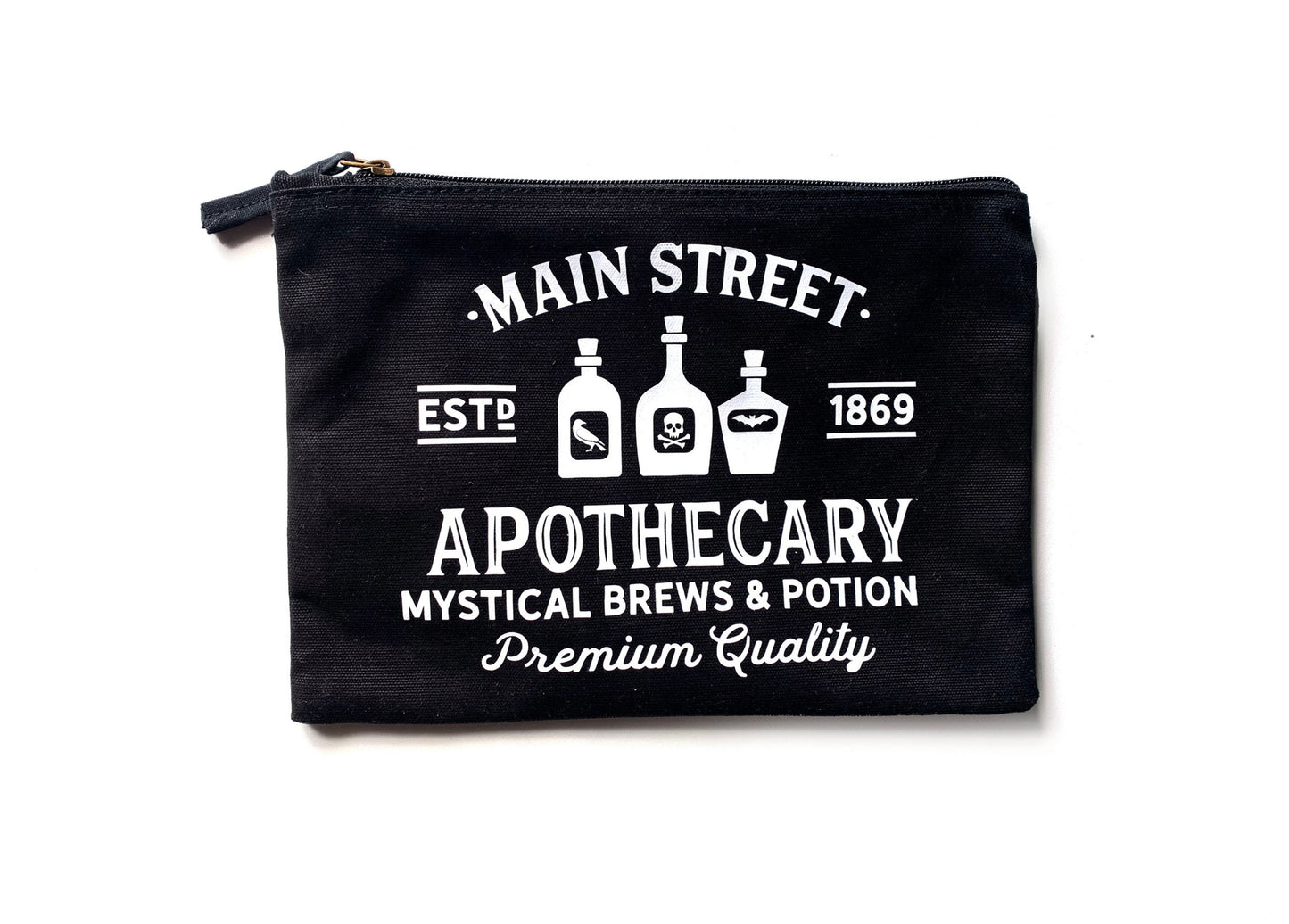 Kosmetiktasche Vintage schwarz Witch gothic