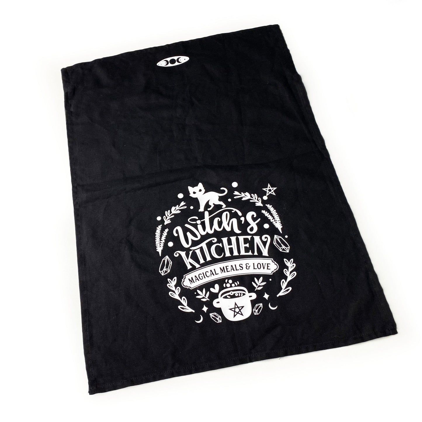 Tea towel Geschirrtuch Witch's Kitchen schwarz gothic