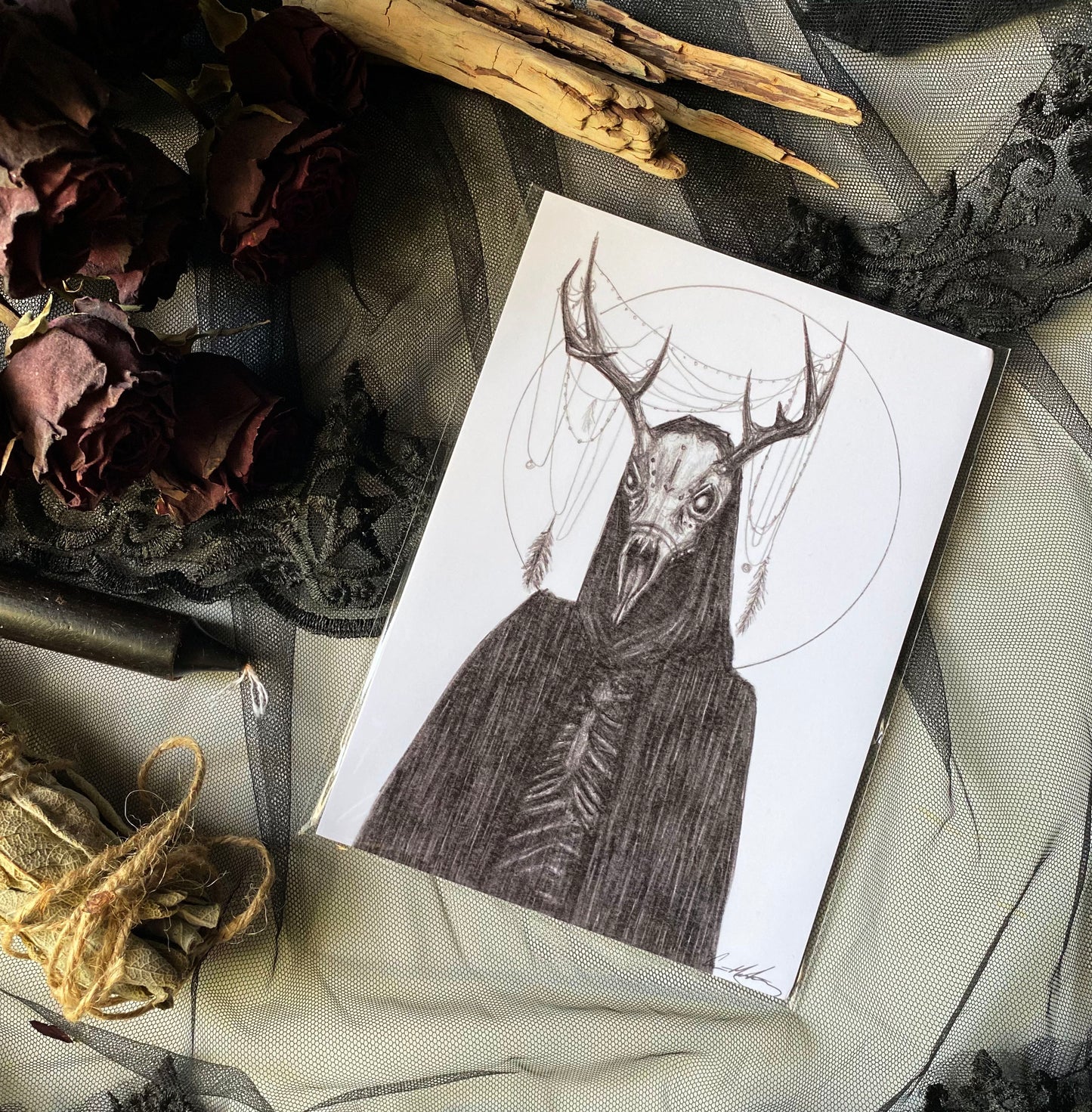 Kunstdruck Wendigo - Art Print by Caitlin McCarthy