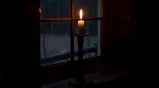 The candle in the window -  A Light for Wanderers & Spirits