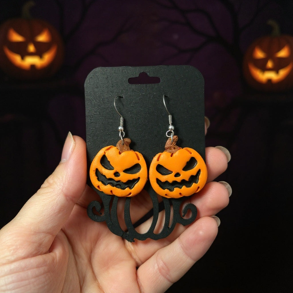 Ohrringe Jack O' Lantern Halloween Kürbis