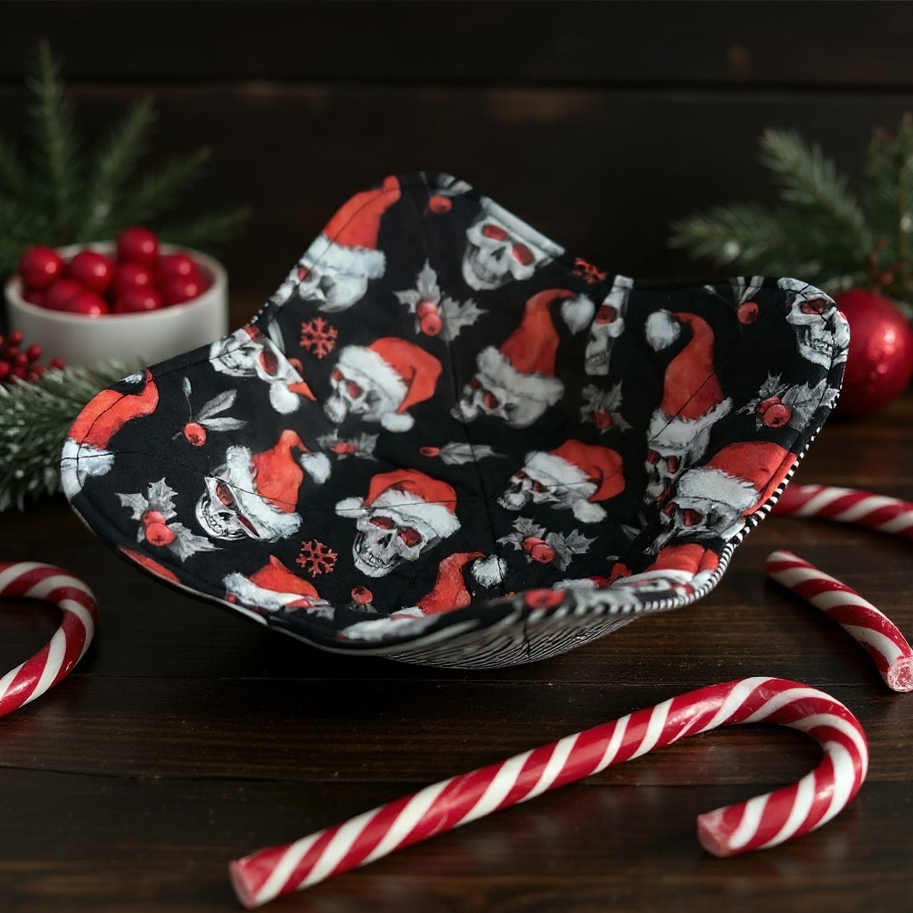 Bowl Cozy Dark Santa - Wärmeschutz-Untersetzer für heiße Schüsseln