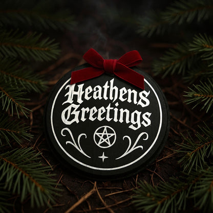 Mini Holzschild Heathens Greetings