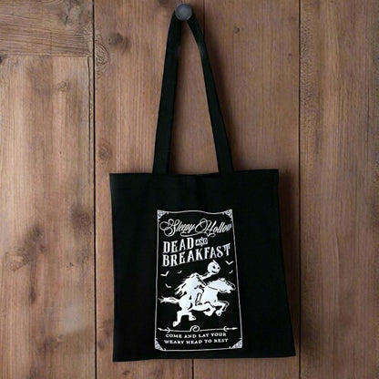 Stoffbeutel Sleepy Hollow Tasche schwarz gothic