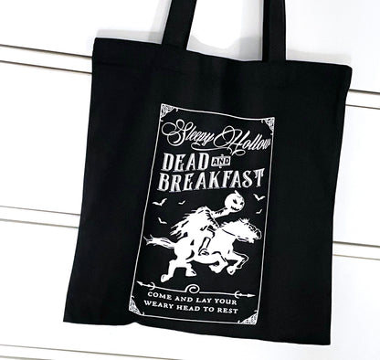 Stoffbeutel Sleepy Hollow Tasche schwarz gothic