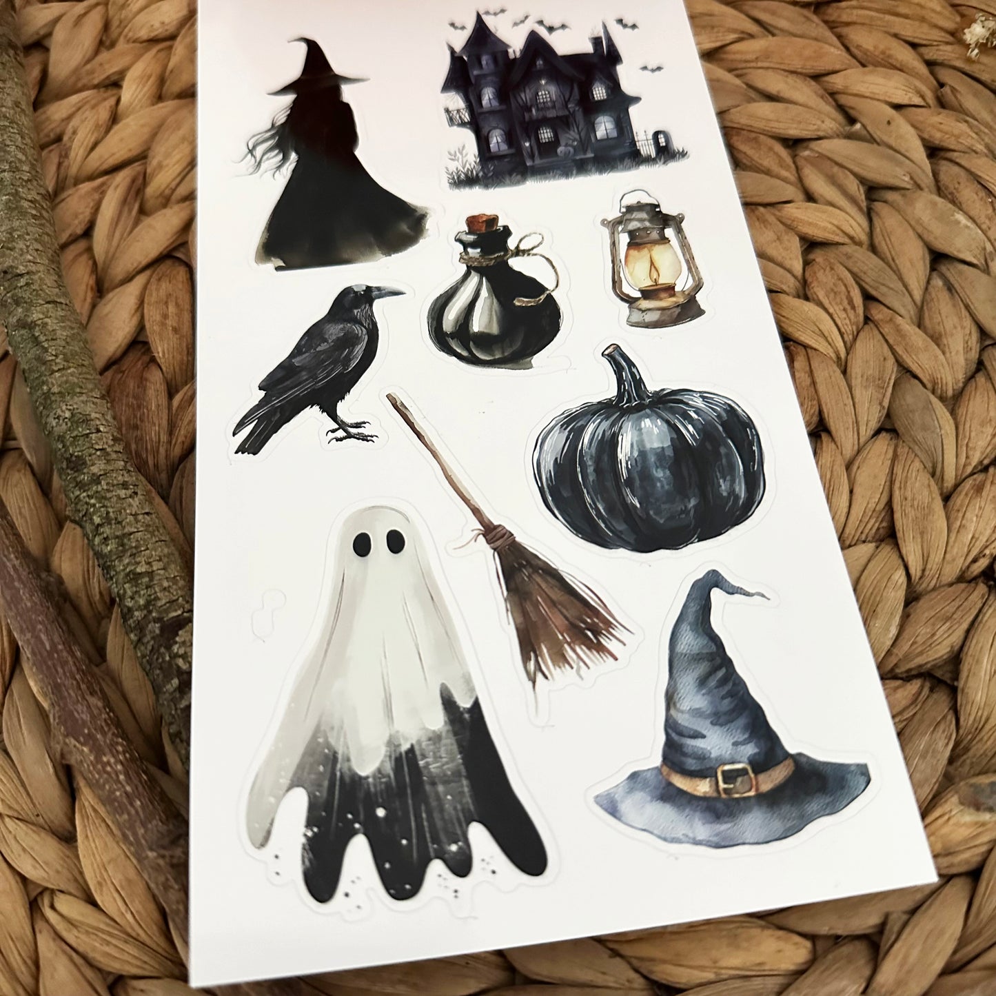 Stickerbogen Witchy Halloween