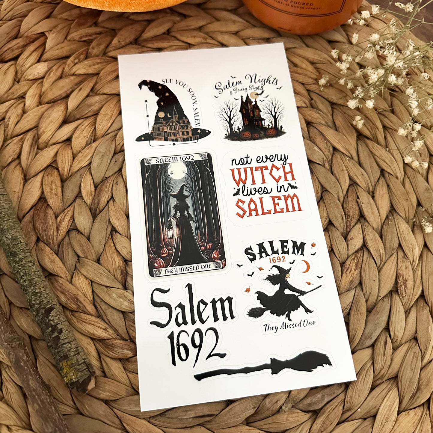Stickerbogen Salem 1692