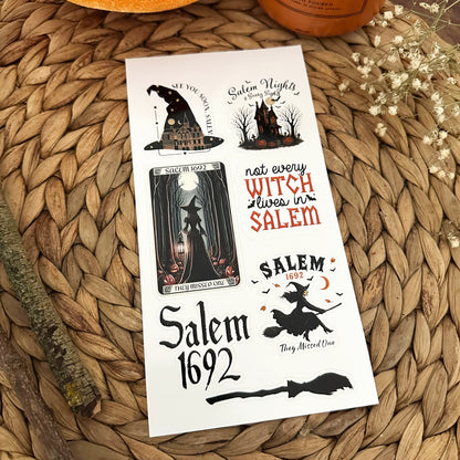 Stickerbogen Salem 1692