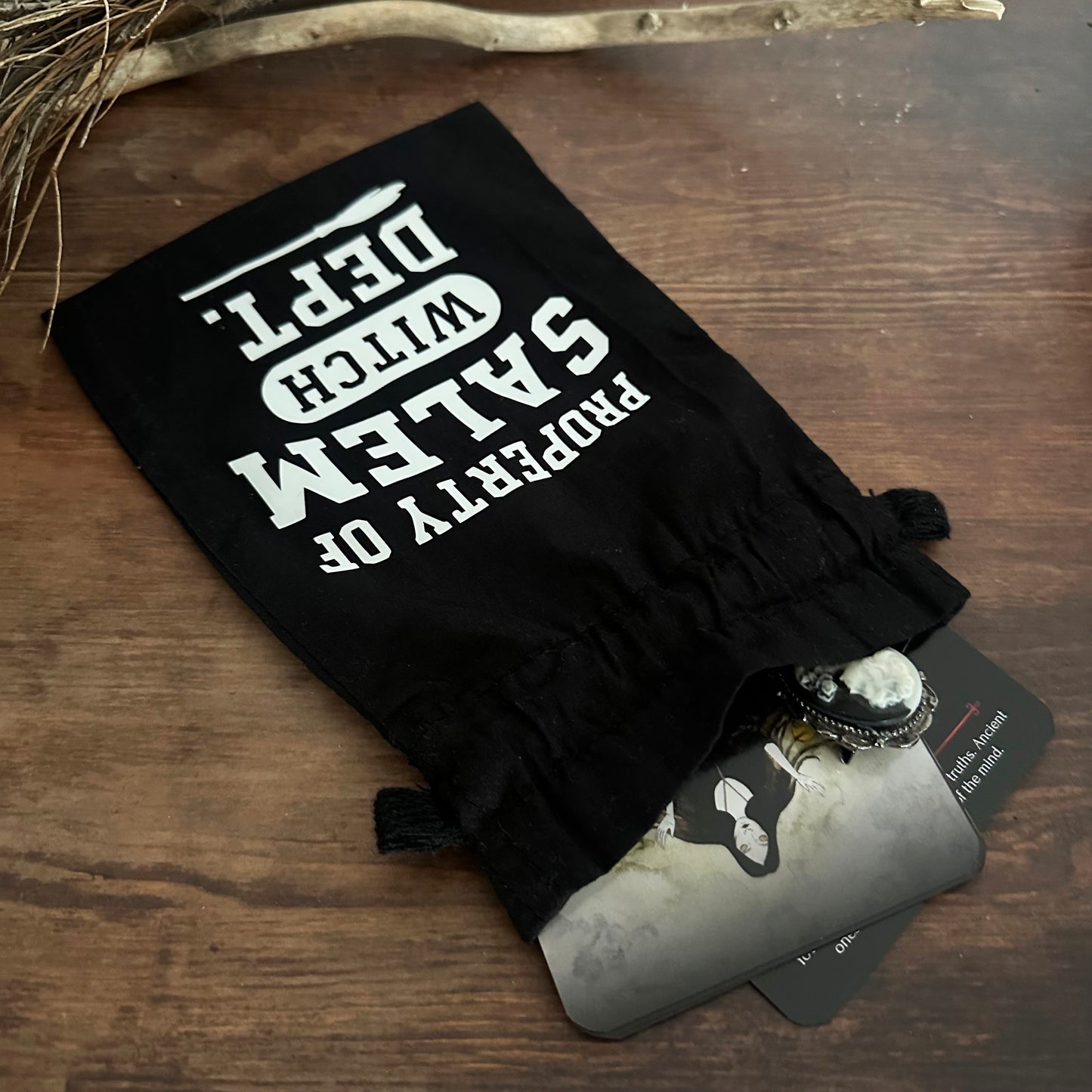 Schmuckbeutel Salem Witch Dept.  Tarotkartenbeutel