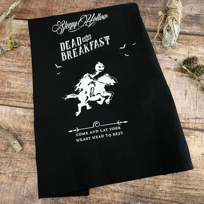 Tea towel Geschirrtuch Sleepy Hollow D&B schwarz