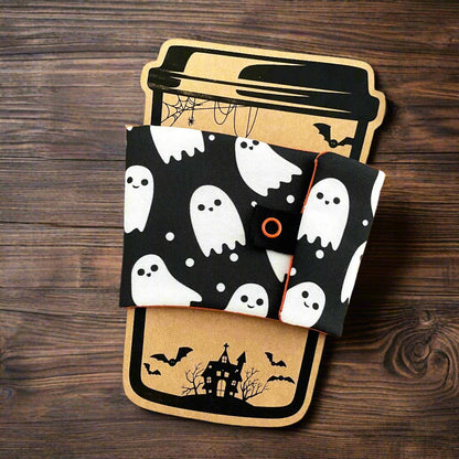 Cup Sleeve Kaffeebecherhülle Boo Halloween Becherwärmer