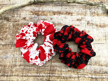 2er Set Scrunchies Blood Halloween