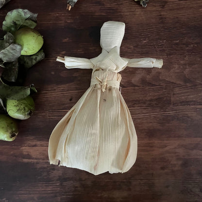 Corn Husk Doll Maispuppe Erntefest Herbst