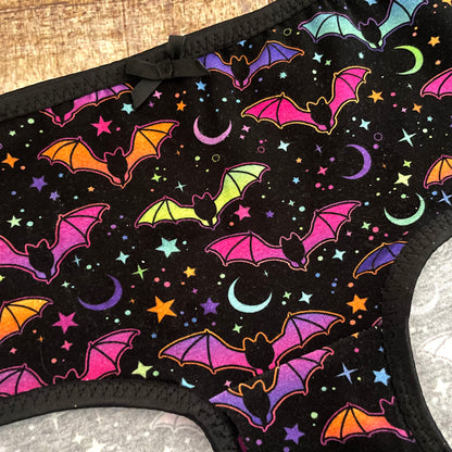 Panties Hipster Slip Rainbow Bats