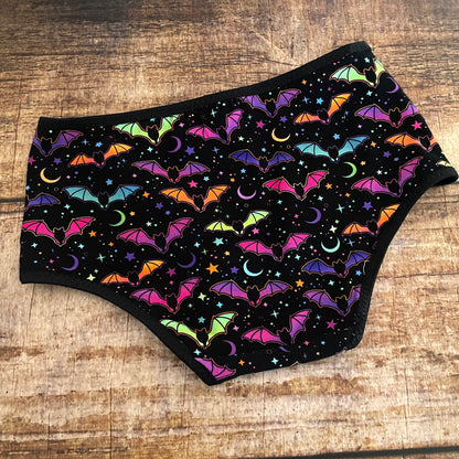 Panties Hipster Slip Rainbow Bats