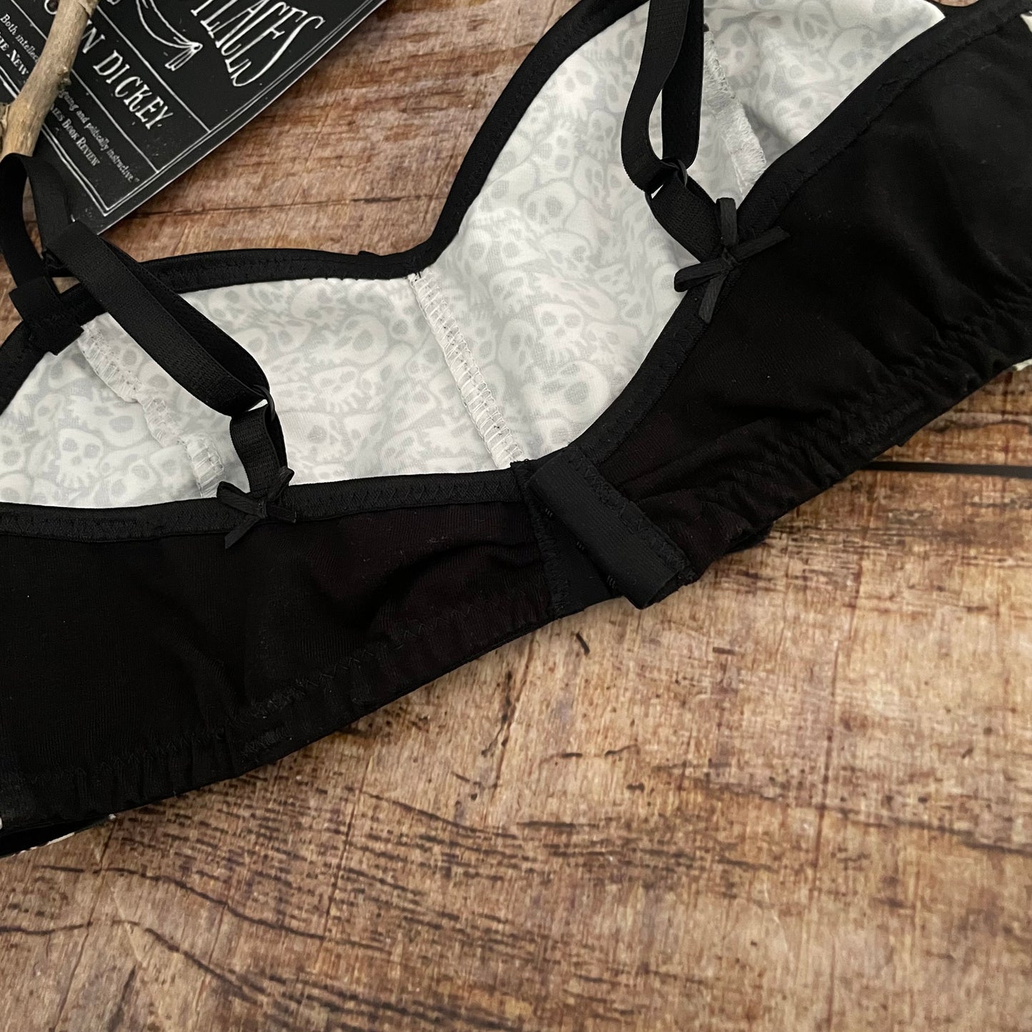 Bralette Soft BH aus Jersey SKULLS