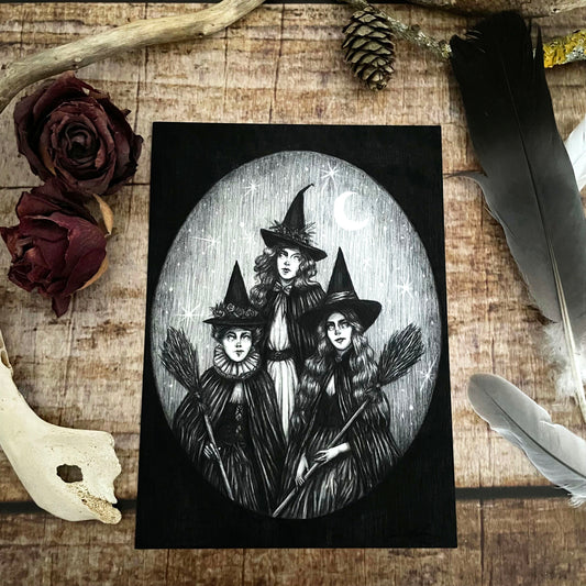 Kunstdruck TOIL AND TROUBLE - Art Print by Caitlin McCarthy