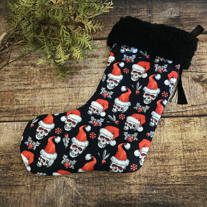 Creepmas Weihnachtssocke Christmas Skulls