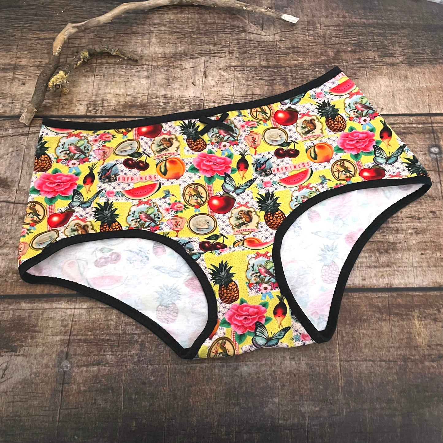 Hipster Panties Happy gelb